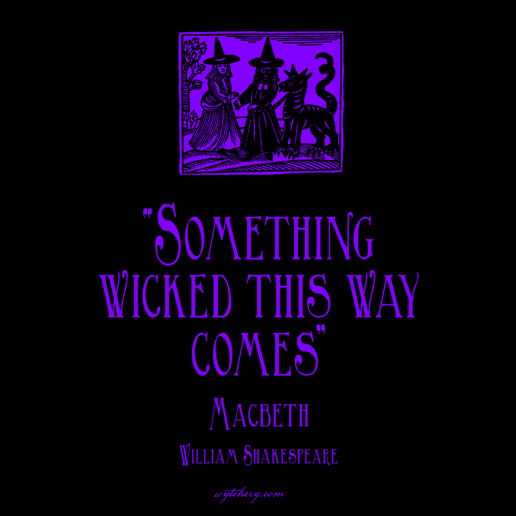 Unisex Long Sleeve Tee: "Something Wicked This Way Comes," William ...